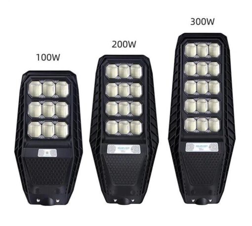 Đèn năng lượng mặt trời bàn chải liền thể 300w-3F - Ảnh 2