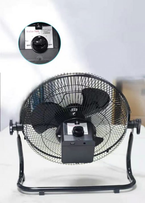 Quạt sàn sạc năng lượng mặt Trời QHS-318 - Ảnh 3