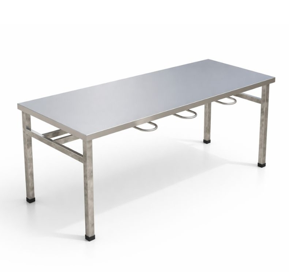 Bàn ăn Inox 201 6 chỗ dài 1400 - Ảnh 2