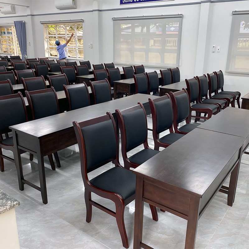 Ghế hội trường bọc da công nghiệp - Ảnh 3